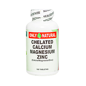 CALCIUM MAGNESIUM ZINC *100 TABLETAS ONLY NATURAL