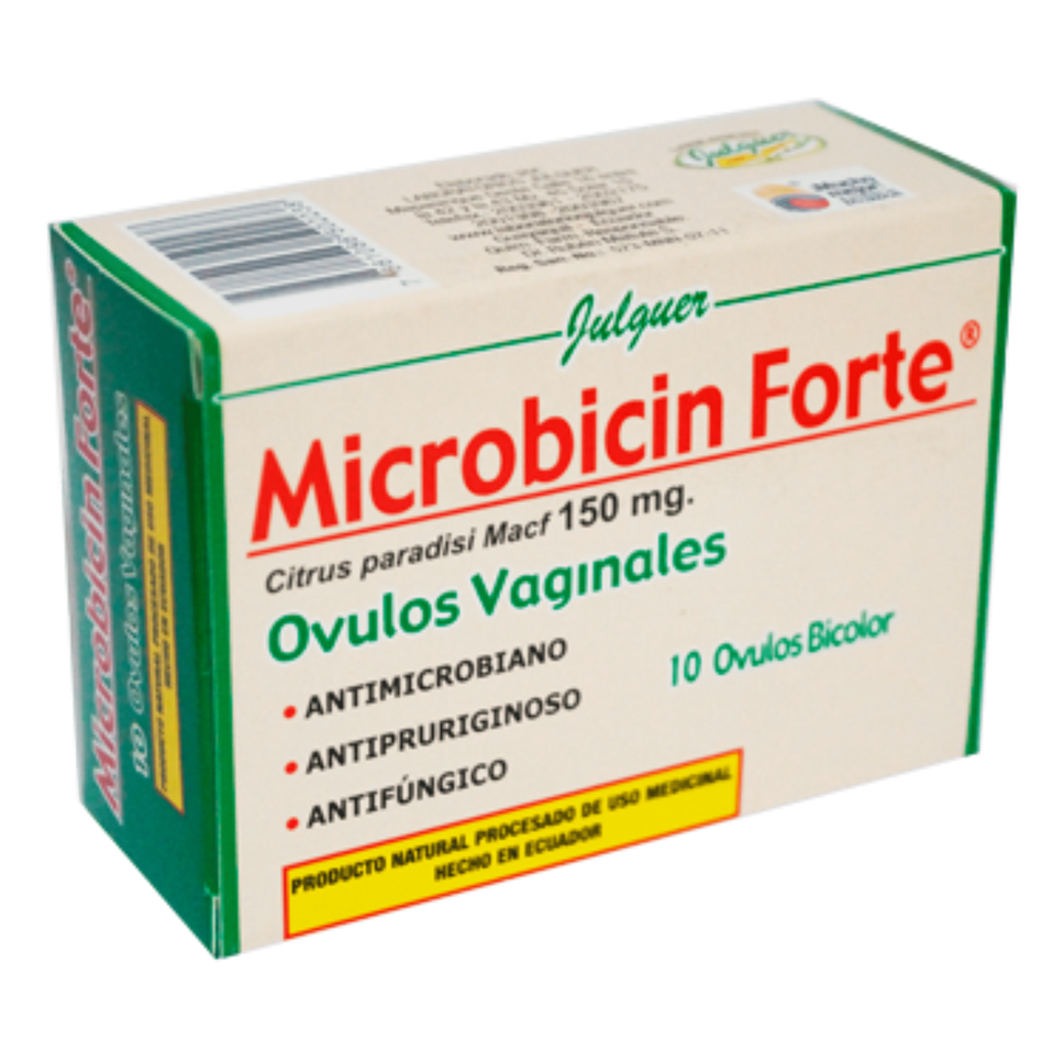 MICROBICIN FORTE OVULOS BICOLOR *10