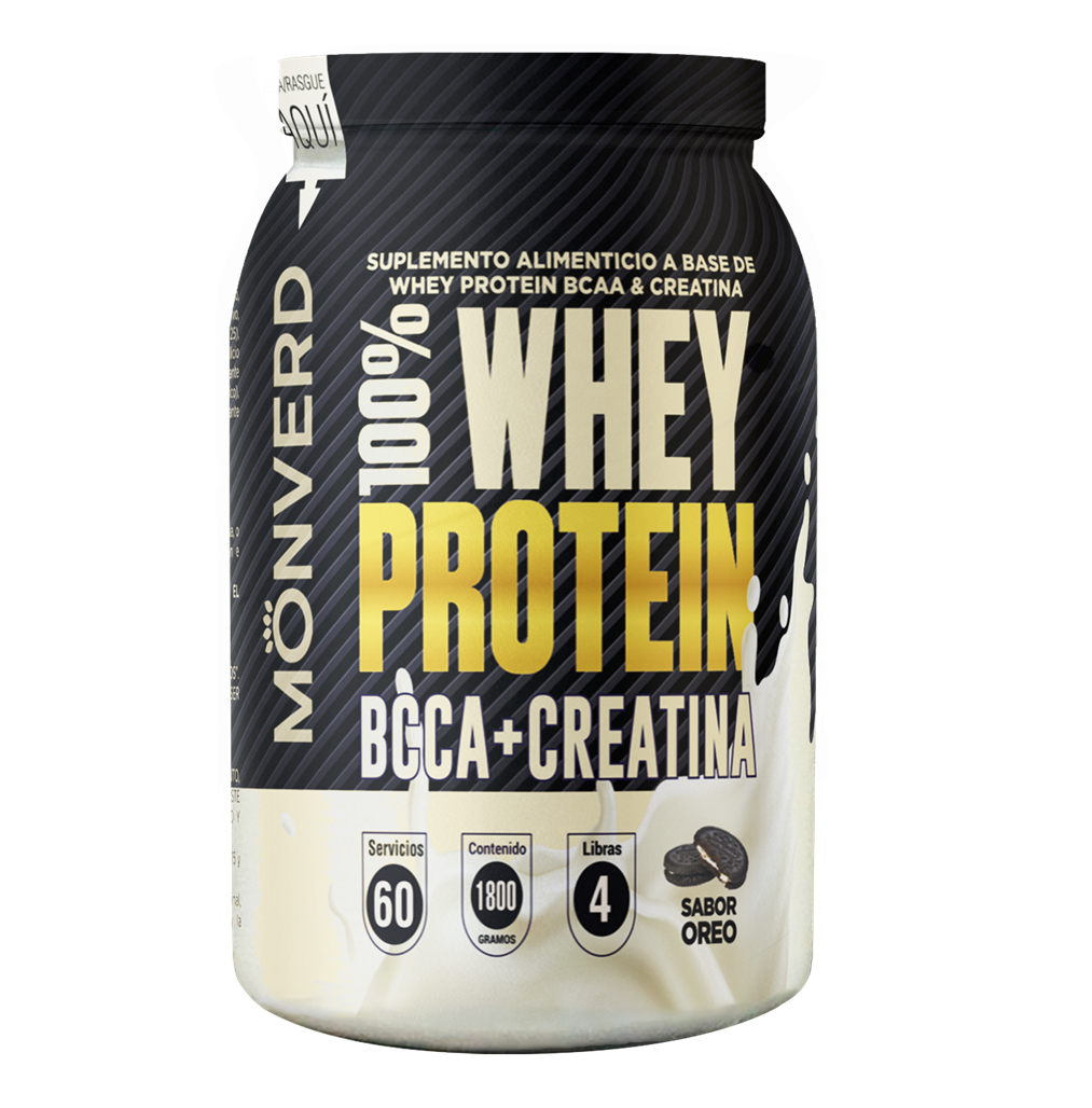 WHEY PROTEIN BCCA + CREATINA 4LB (OREO)