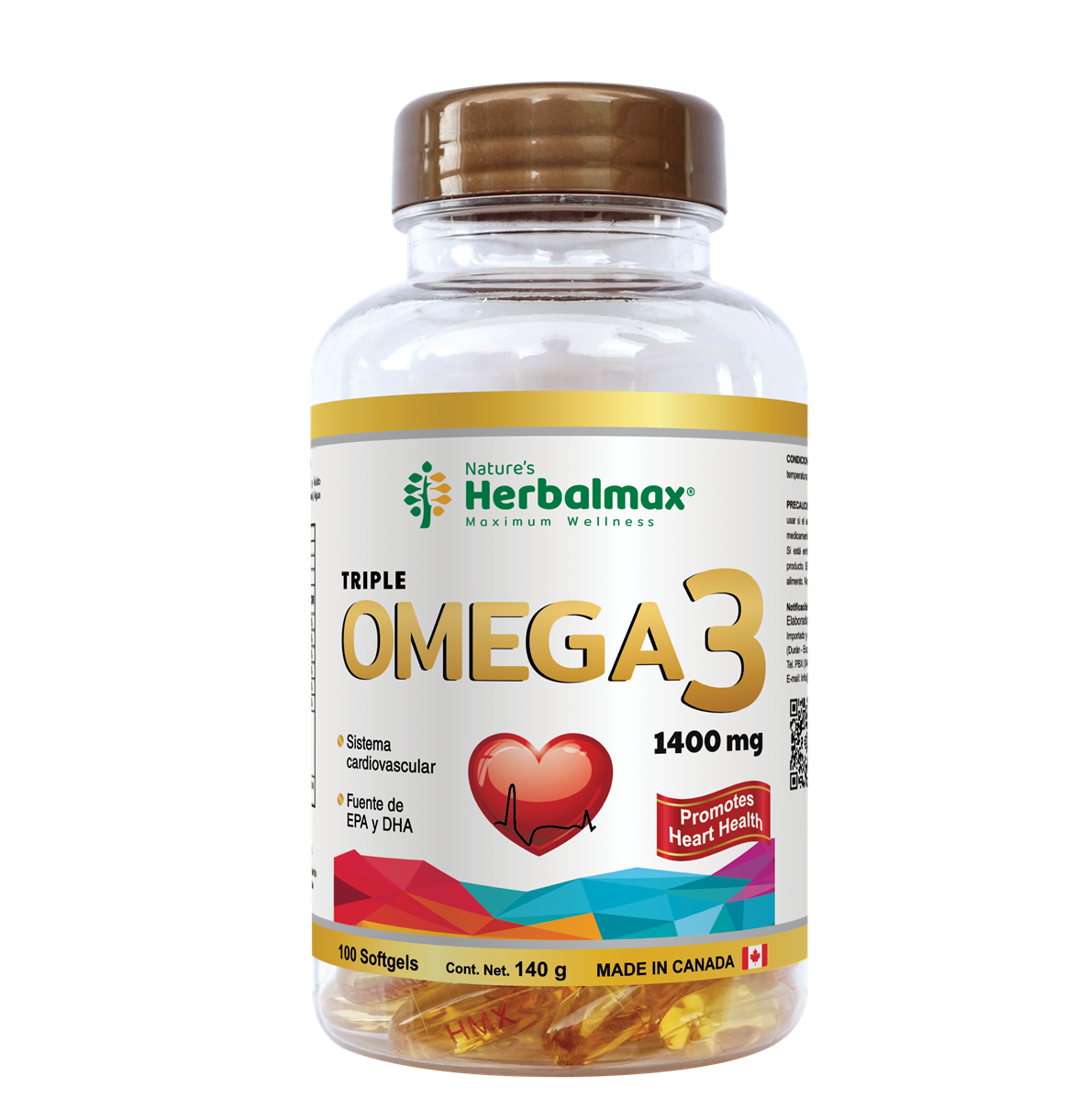 OMEGA 3 1400mg *100 CÁPSULAS