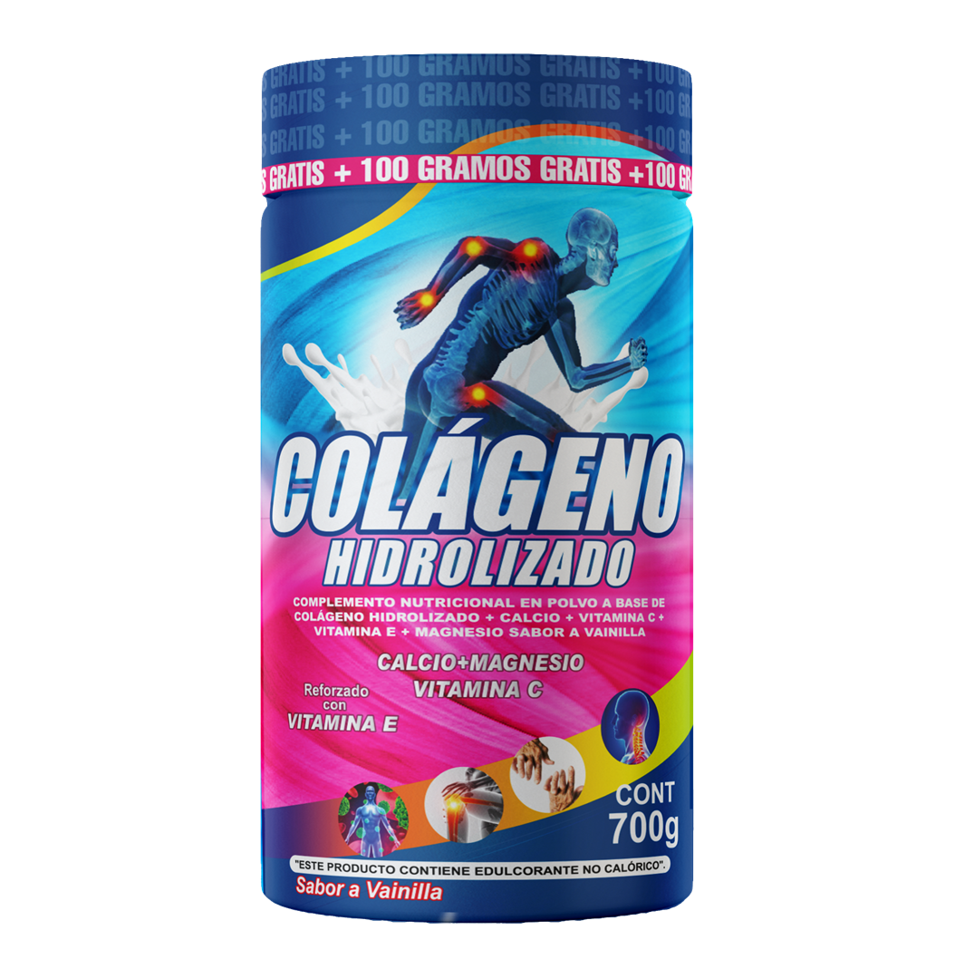 COLAGENO HIDROLIZADO 900GR (TURQUESA / ROSADO)