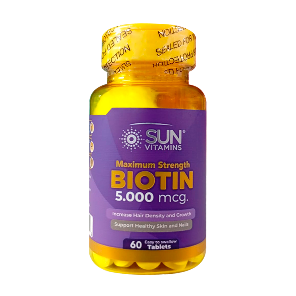 BIOTIN 5000MCG X60