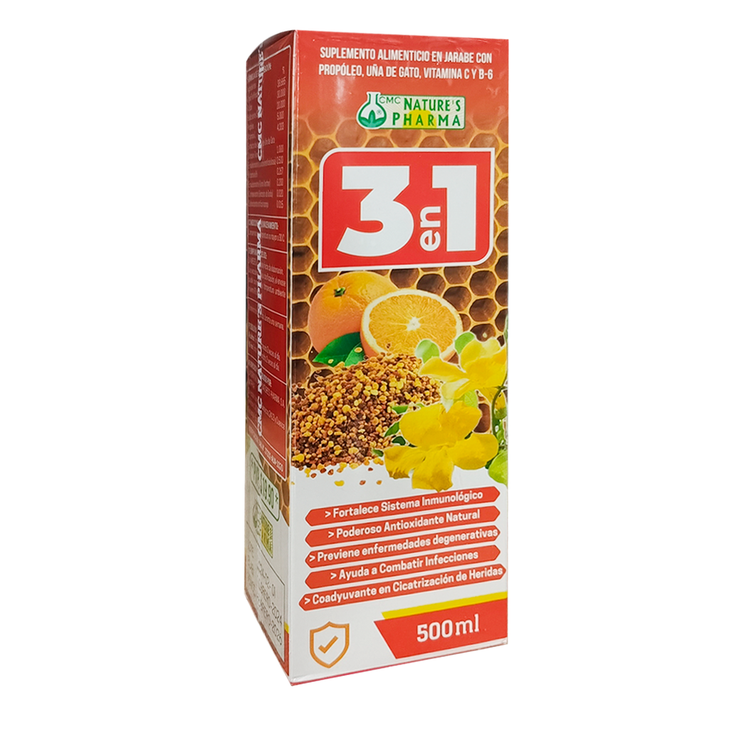 3 EN 1 VITAMINA C JARABE 500ml