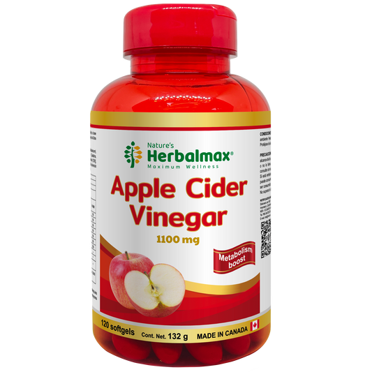 APPLE CIDER VINEGAR 1100mg *120 CÁPSULAS BLANDAS