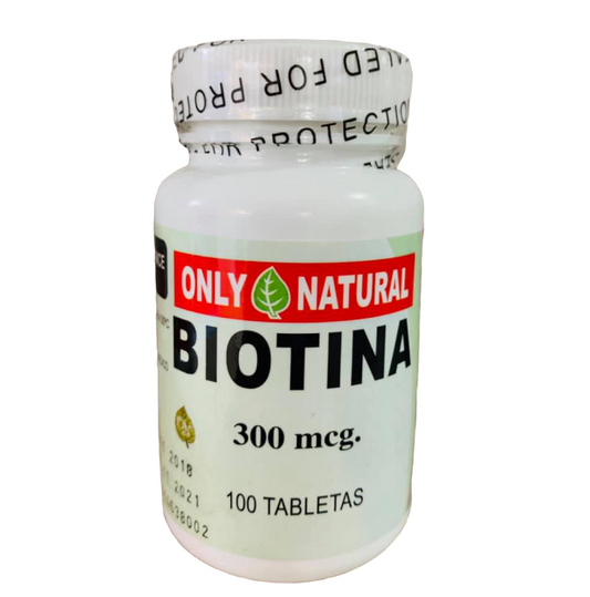 BIOTINA *100 TABLETAS