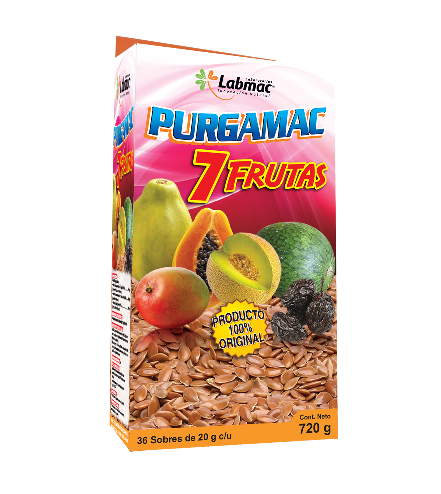 PURGAMAC 7 FRUTAS * UNIDAD