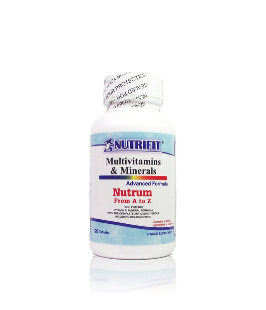 MULTIVITAMINAS Y MINERALES NUTRUM *120 TABLETAS