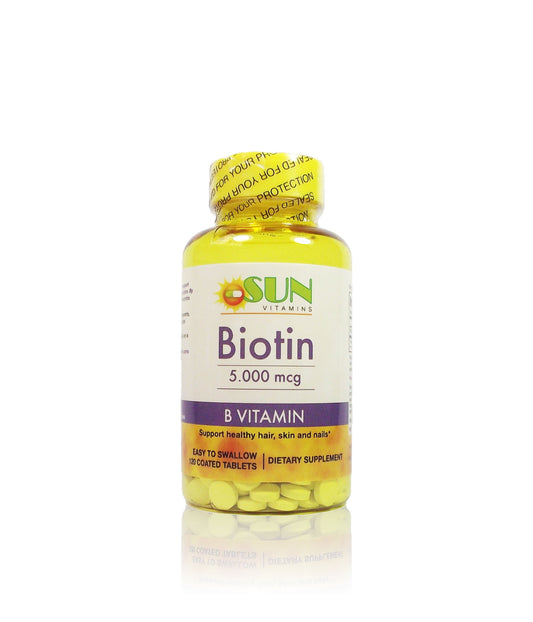 BIOTIN 5000MCG X120