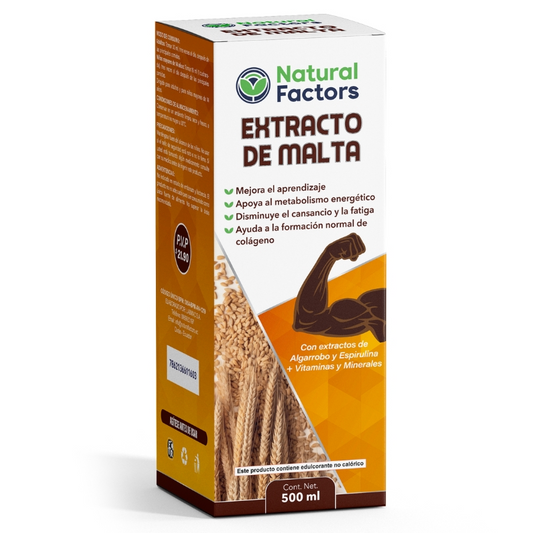 EXTRACTO DE MALTA JARABE 500ml NATURAL FACTORS