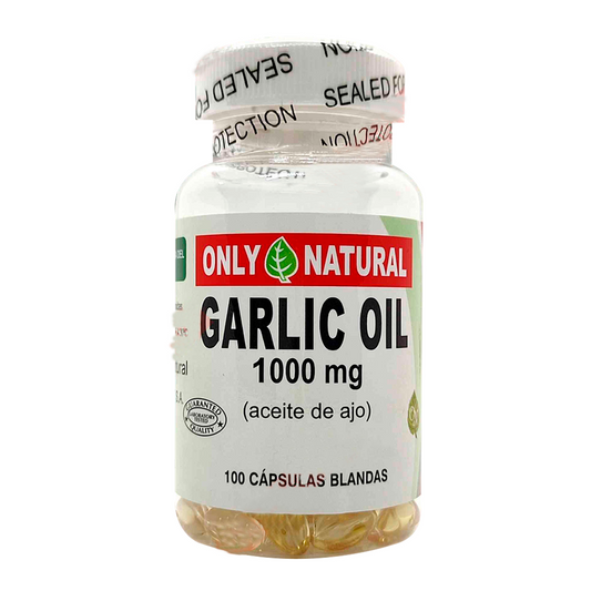 GARLIC OIL 1000 MG *100 CÁPSULAS ONLY NATURAL