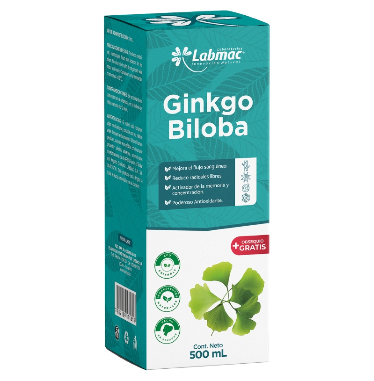 GINKGO BILOBA JARABE 500ml.