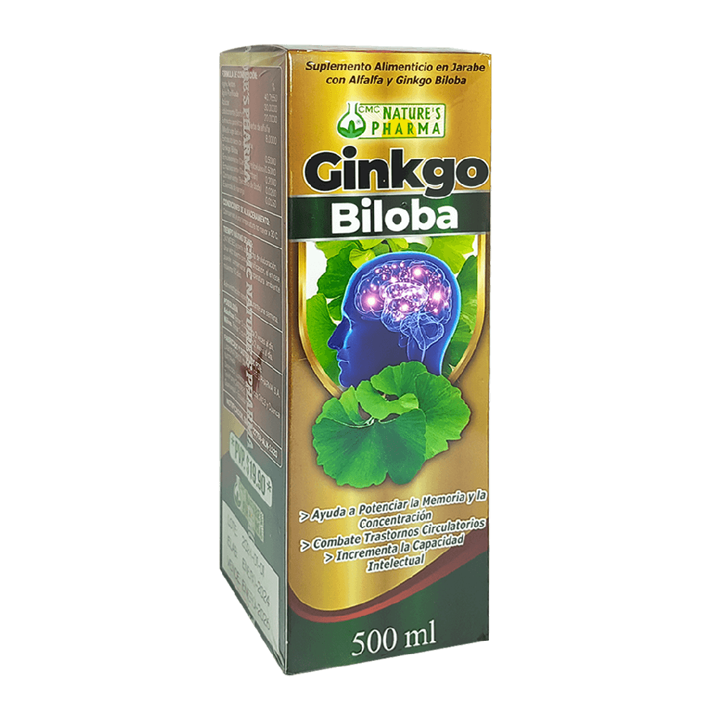 GINKGO BILOBA JARABE 500ml NATURES PHARMA