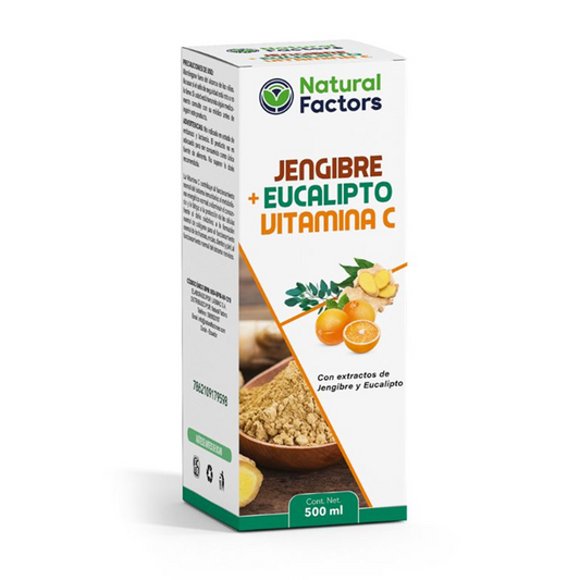 JENGIBRE + EUCALIPTO + VITAMINA C JARABE 500 mL