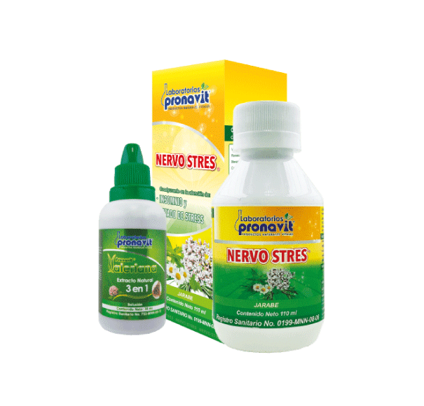 KIT NERVO STRESS JARABE 110ml + VALERIANA GOTAS 30ml