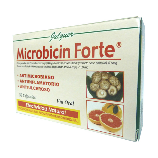 MICROBICIN FORTE *30 CÁPSULAS