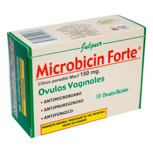 MICROBICIN FORTE OVULOS BICOLOR  *10