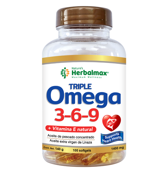 TRIPLE OMEGA 3-6-9 1400mg * 100 CÁPSULAS