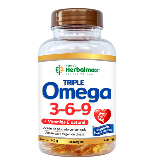 TRIPLE OMEGA 3-6-9 1400mg * 60 CÁPSULAS