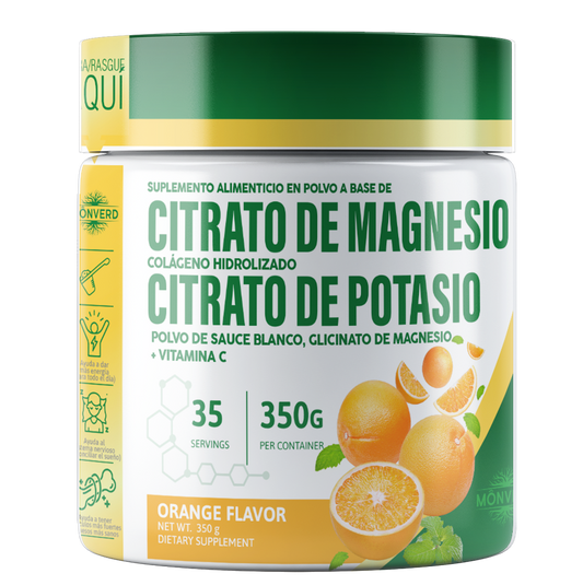 CITRATO DE MAGNESIO + CITRATO DE POTASIO POTE 350GR