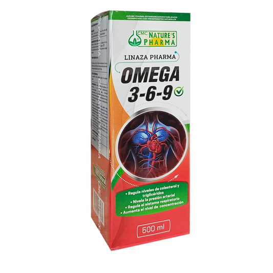 OMEGA 3-6-9 JARABE 500ml NATURES PHARMA