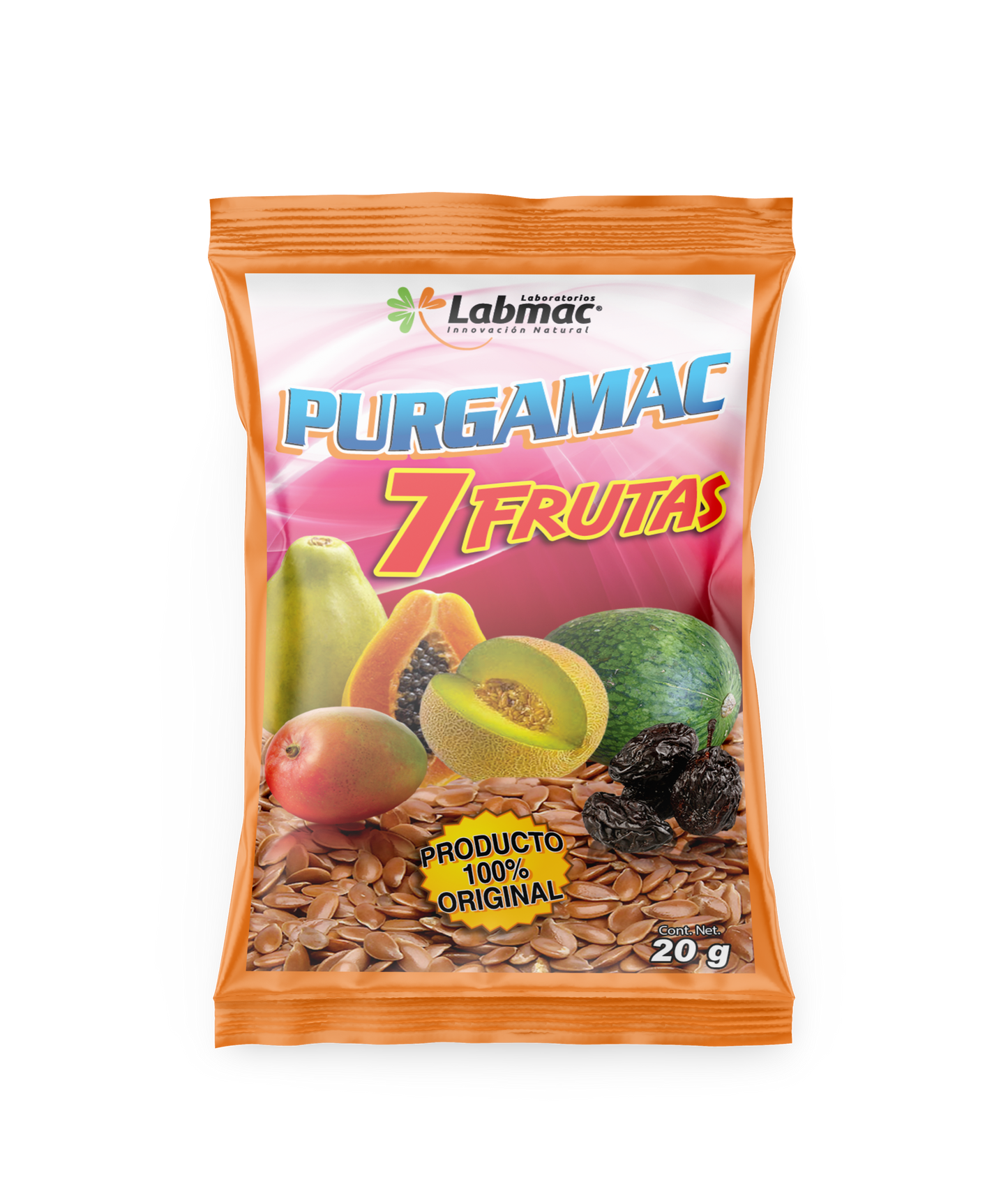 PURGAMAC 7 FRUTAS * UNIDAD