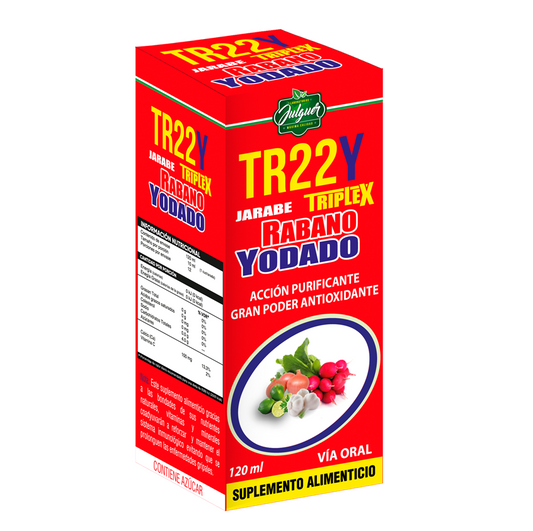 RABANO YODADO TRIPLEX JARABE 120ml (TR 22 Y)