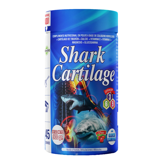 COLAGENO SHARK CARTILAGE POTE 900GR (AZUL)