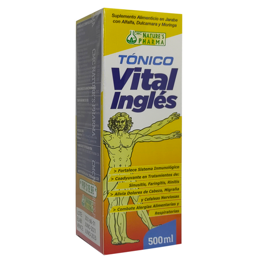 TONICO VITAL INGLES JARABE 500ml