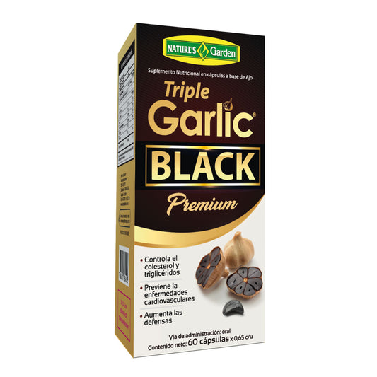 TRIPLE GARLIC BLACK *60 CÁPSULAS