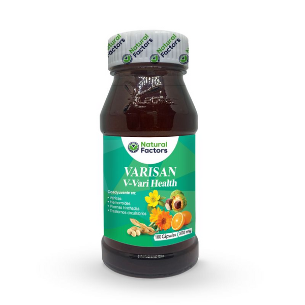 Vari Heath VARISAN V-VARI HEALTH *100 CÁPSULAS NATURAL FACTORS – El Paraíso Vegetal