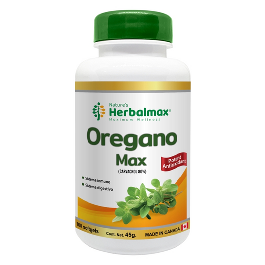 OREGANO MAX + ACEITE DE OLIVA 450mg *100 CÁPSULAS BLANDAS