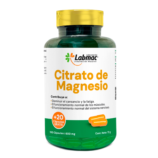 CITRATO DE MAGNESIO *120 CÁPSULAS