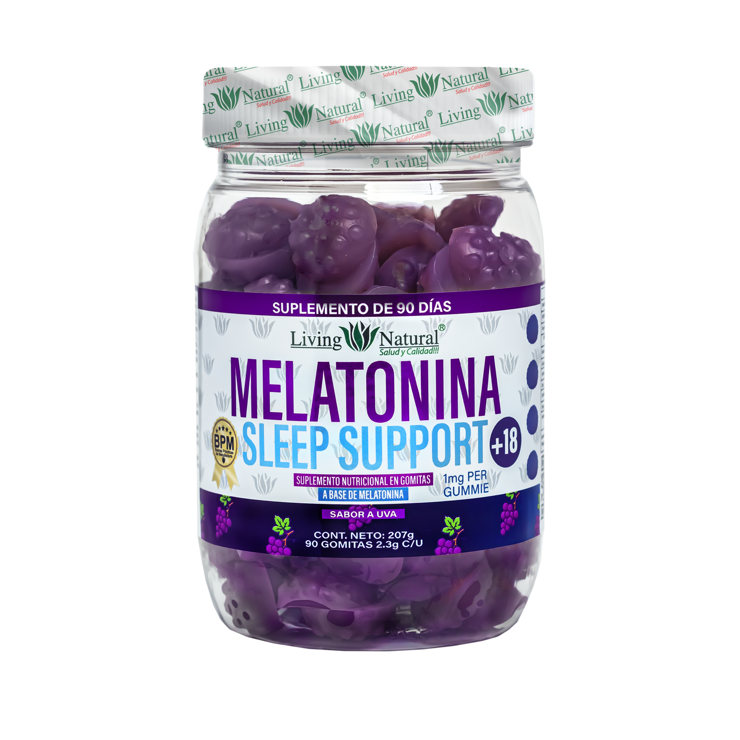 MELATONINA GOMITAS *90 LIVING NATURAL