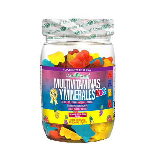 MULTIVITAMINAS Y MINERALES KIDS *90 GOMITAS