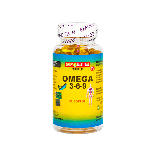 TRIPLE OMEGA 3-6-9 *50 CÁPSULAS ONLY NATURAL